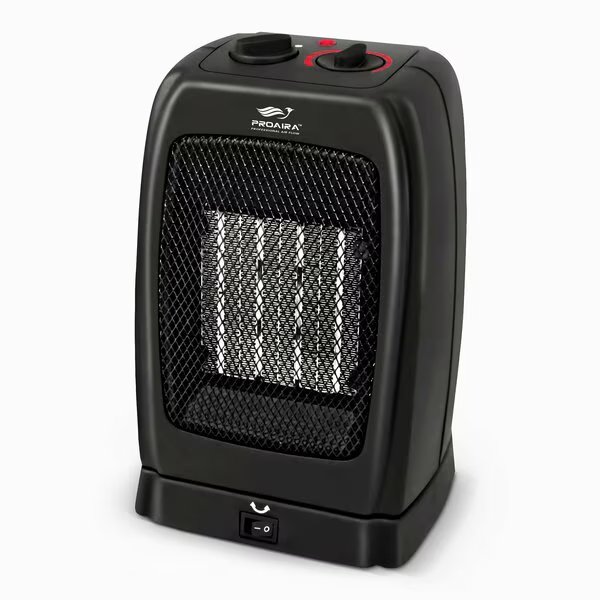 Oscillating Ceramic Heater, 1500W, Proaira, Mfr#: HTR30